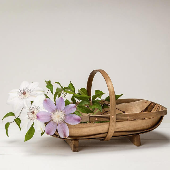 wooden garden trug