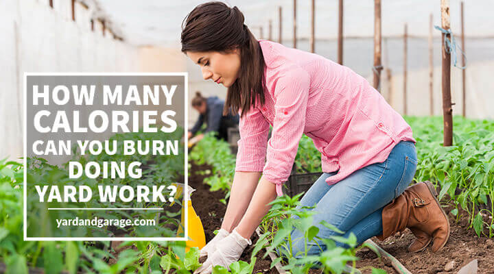 woman working in a garden