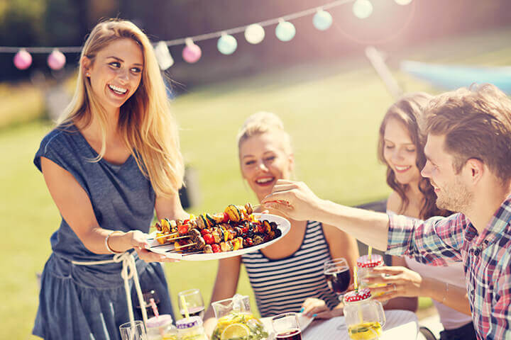 grilling as part of outdoor entertaining ideas