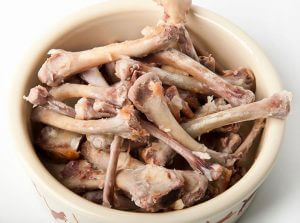 Chicken bones are a great source of calcium, which is used by orchids for maintaining their structure.