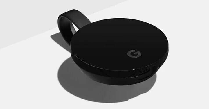 Chromecast Ultra media device