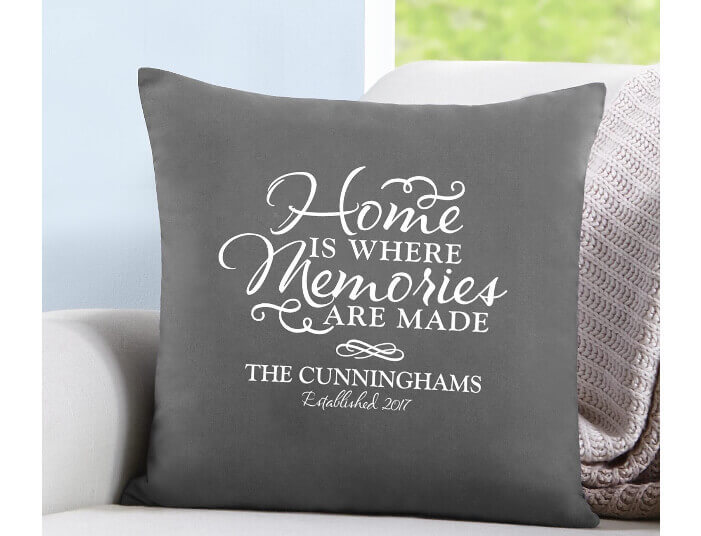 throw pillow for housewarming gift
