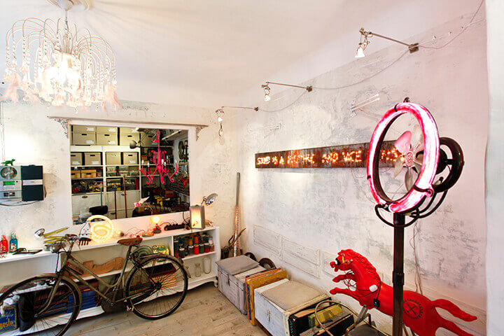 play room in a garage space