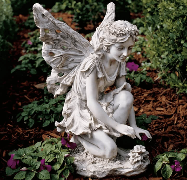 garden fairy statue