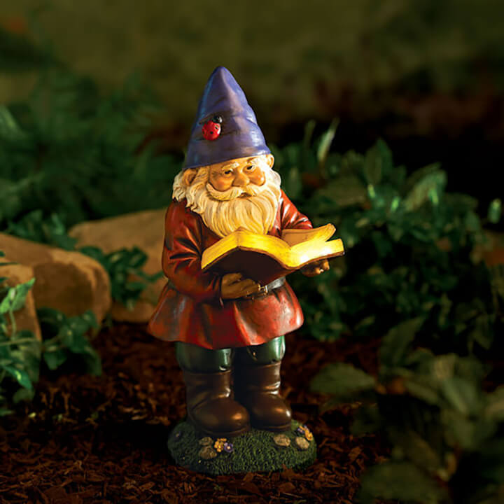 solar reading gnome