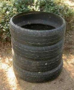 tire trash can