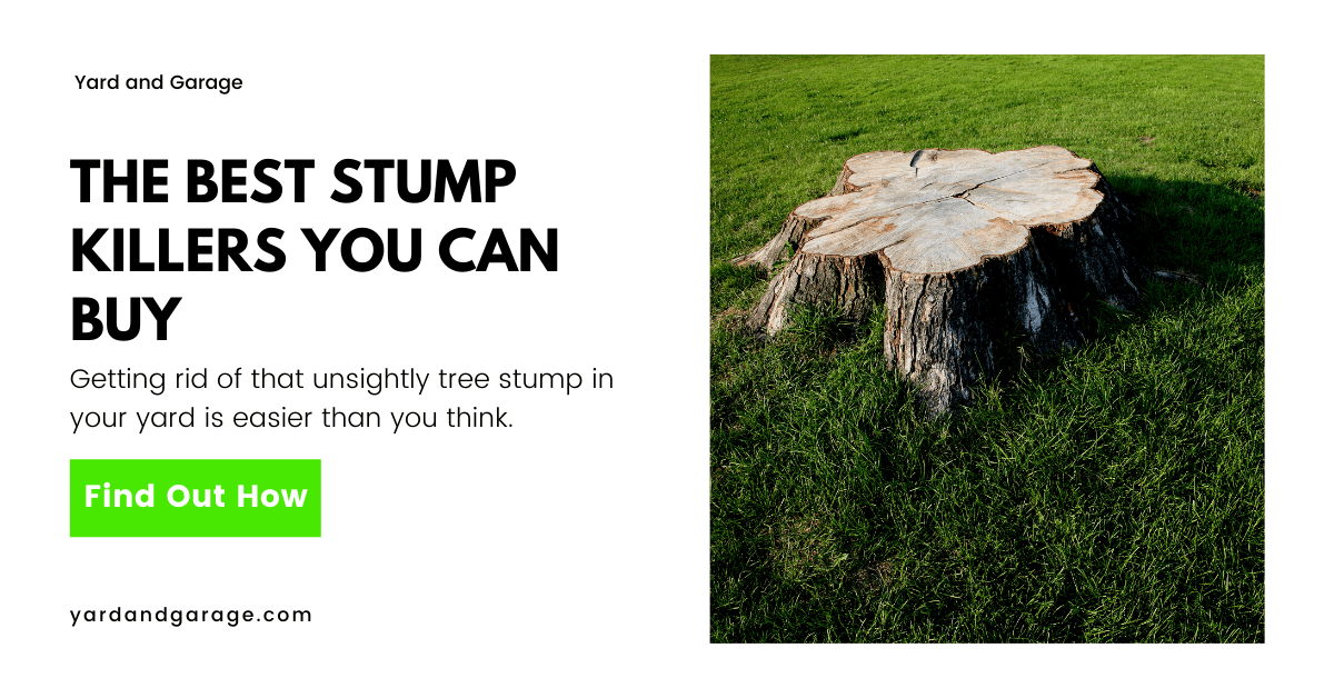 Best Stump Killer Get Rid of an Unsightly Tree Stump Yard and Garage
